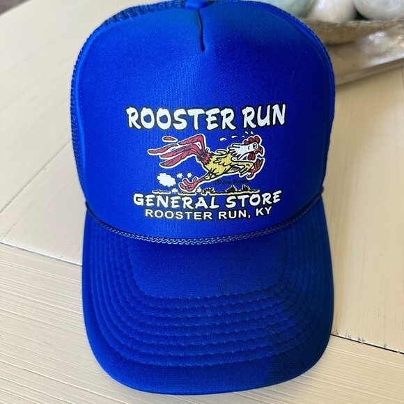 Rooster Run General Store Kentucky Mens Blue Embroidered Snapback